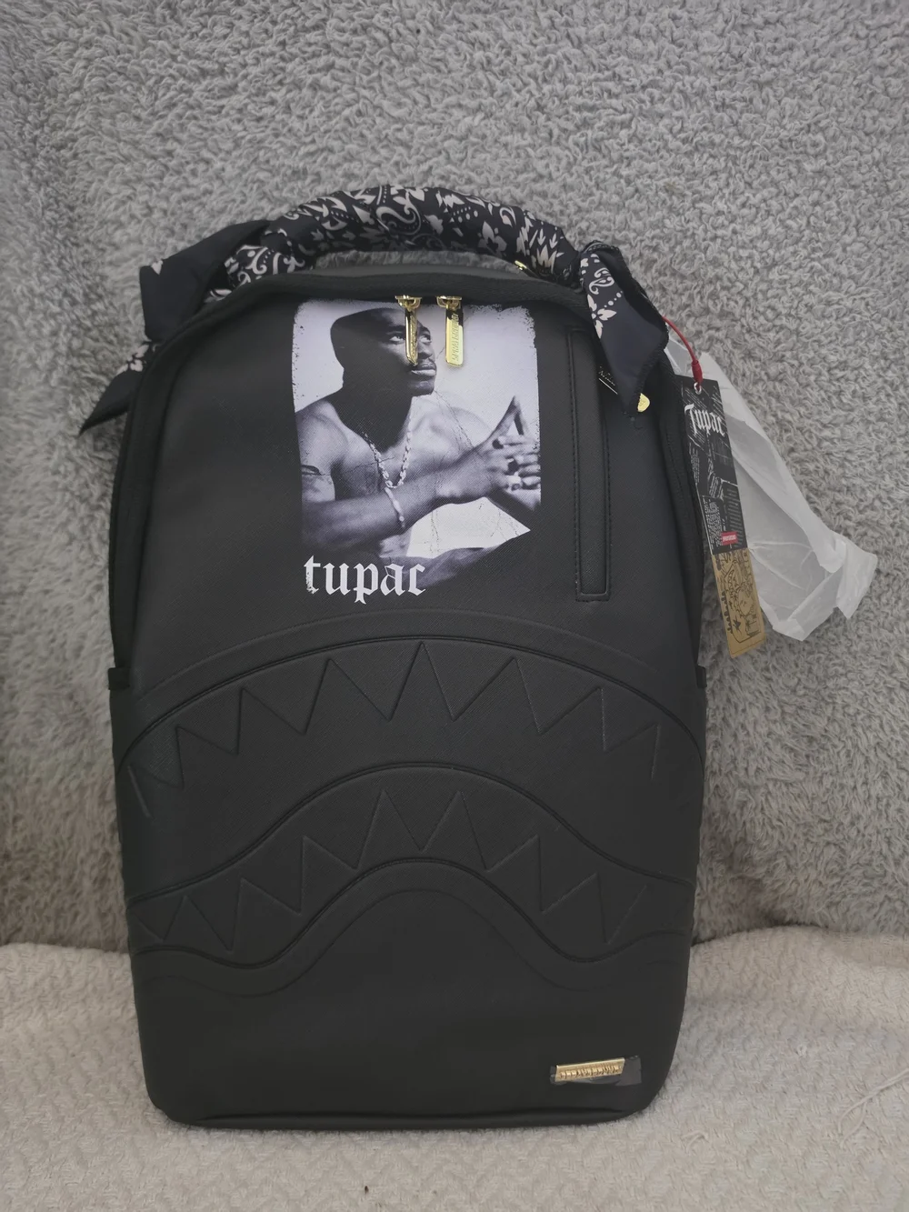 TUPAC POETRY - BANDANA HANDLE BACKPACK